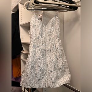 Alice + Olivia Tayla Intern Mini Dress in White